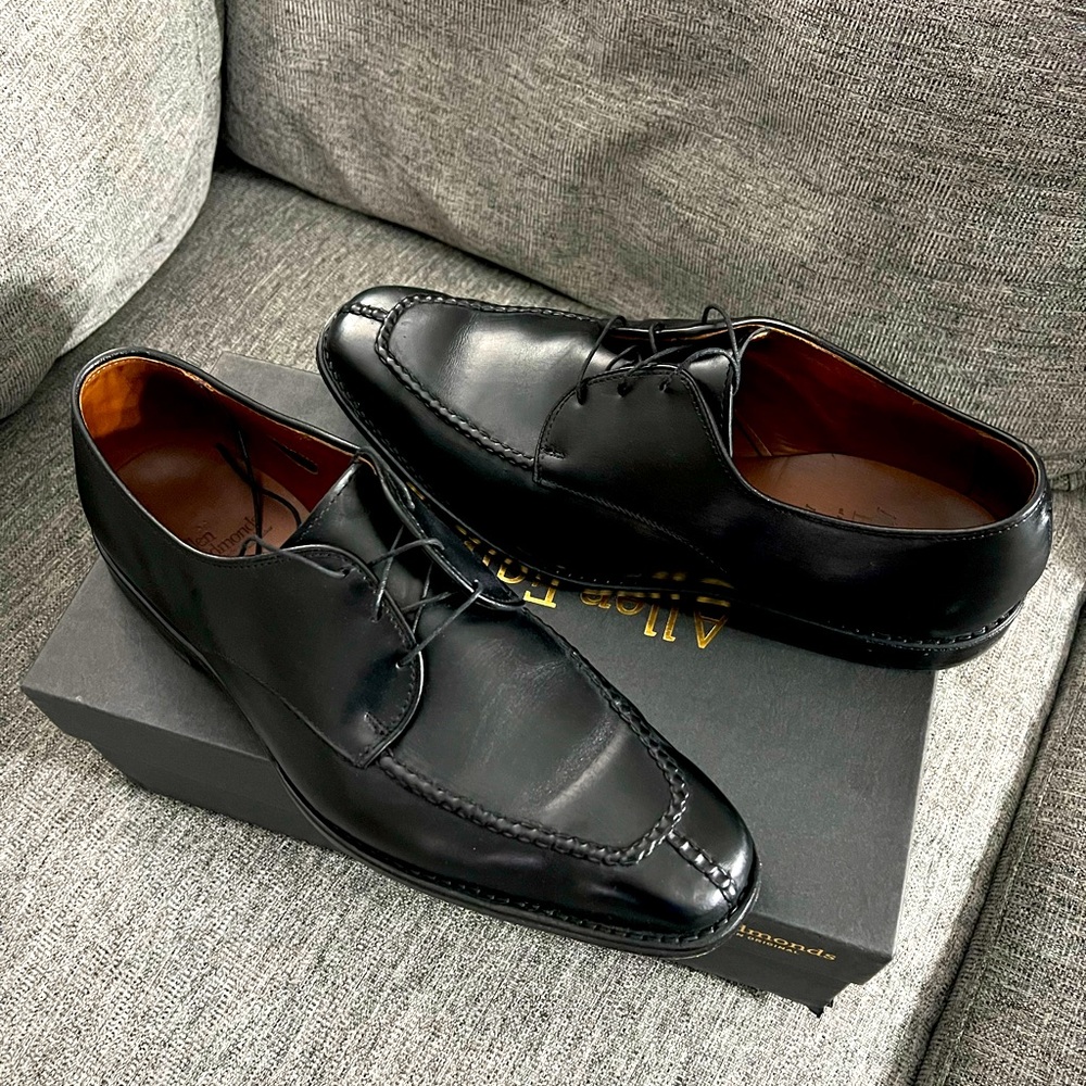 Allen Edmonds size 12D black dress shoes. Worn ONCE. Perfect like new condition!